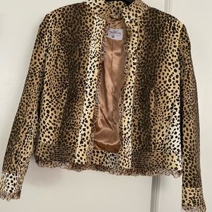 Leopard Print Blazer